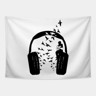 Headphone Oud instrument Tapestry