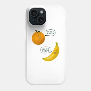 Knock Knock - Orange Banana Base Dad Joke Phone Case