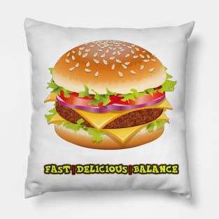 Give Me A Burger Pillow