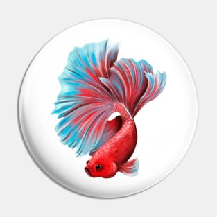 Fighting fish Pin