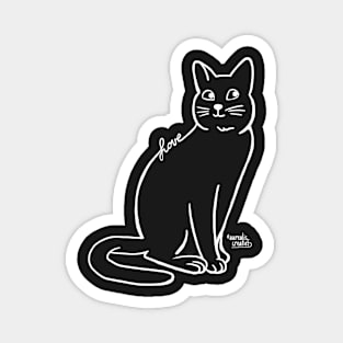 Cat love - Love Animals Magnet