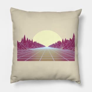 Retro Sunset Pillow