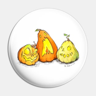 Ink Jack-O-Lanterns Pin