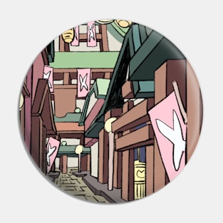 Anime fantasy city Pin