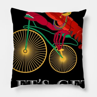 Lobster Crayfish Mardi Gras 2019 Funny Pillow