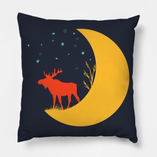 moose lover, moose gift mama ,friends day, Pillow