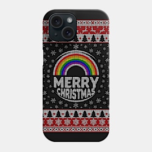 Merry Christmas Gay Rainbow LGBT Phone Case