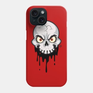 Grey Skull Phone Case