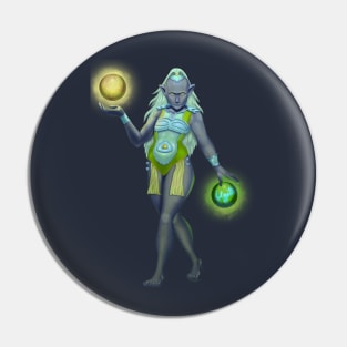 character with a magic ball Pin