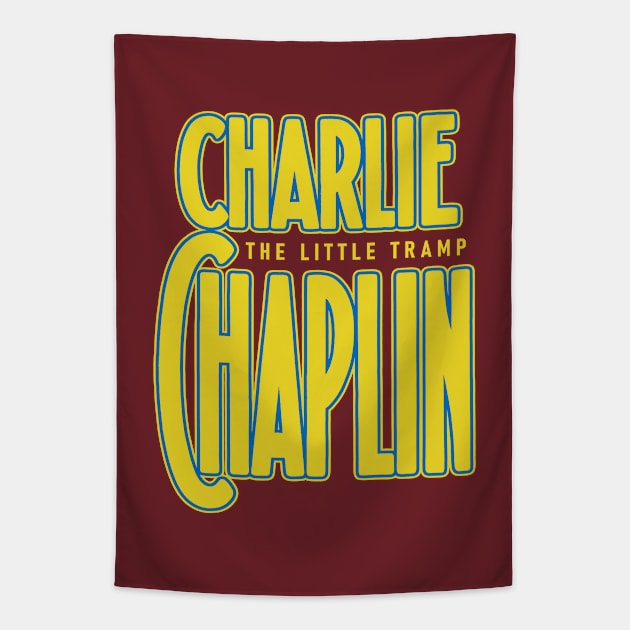 Charlie Chaplin: The Little Tramp Tapestry by Noir-N-More