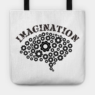 Brain Machine Imagination White Tote