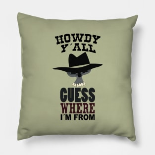 Texas Y'all (dark color) Pillow