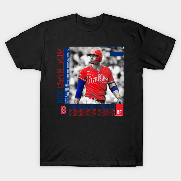 Nick Castellanos Baseball Edit Tapestries Phillies - Nick Castellanos - T-Shirt