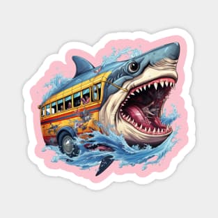 Shark Bus Magnet