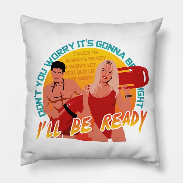 I'll be ready Pillow by Mansemat