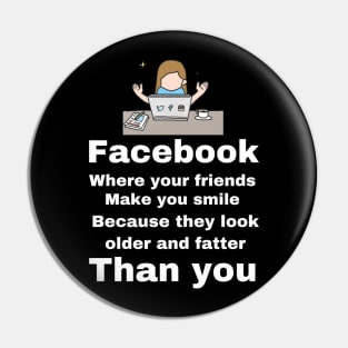 Facebook - Friends Pin