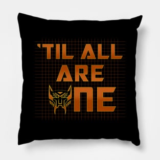 Cool Robot 80's Movie Heroic Quote Pillow