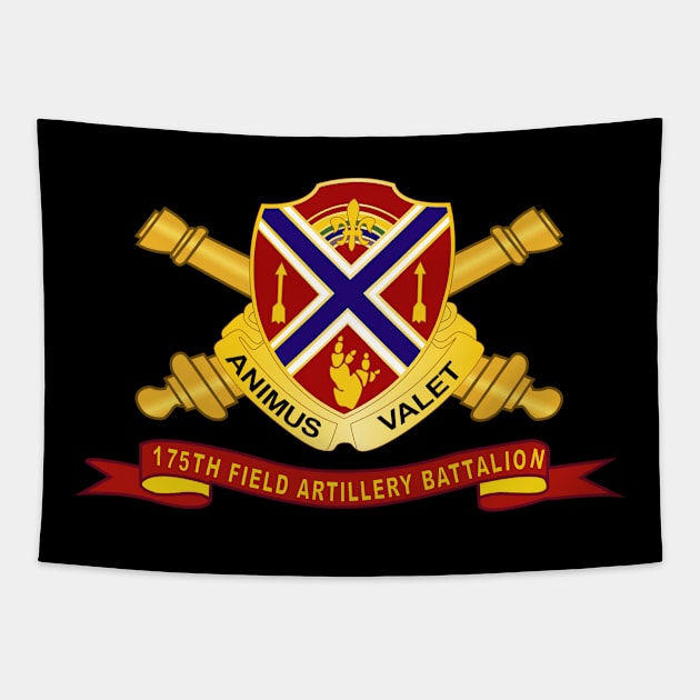 175th Field Artillery Batttalion - DUI w Br - Ribbon X 300 Tapestry by twix123844