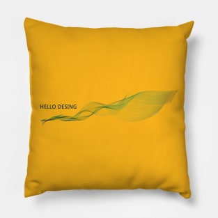 Hello design Pillow