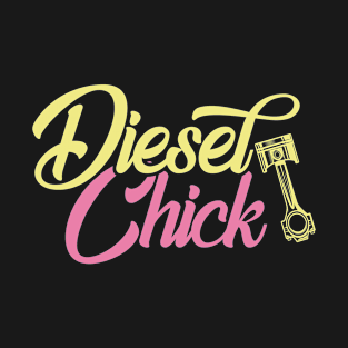 Trucker Girl Diesel Truck Lover Gift T-Shirt