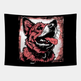 Retro Art Sarabi Dog Lover Tapestry