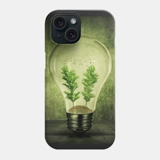 Green Eco Bulb Phone Case