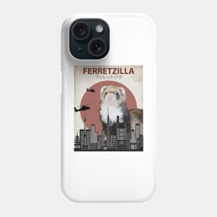 Ferretzilla - Funny Ferret Monster Phone Case
