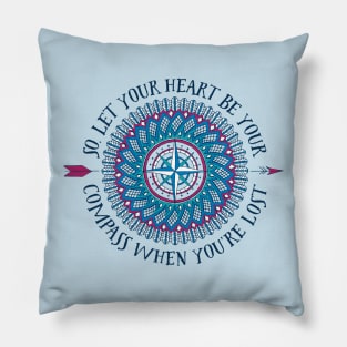 Compass Design Pillow