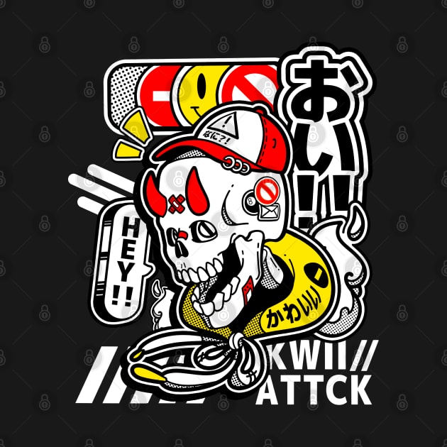 Harajukyo Streetwear Skull by KawaiiAttack