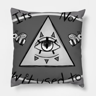 It's Not How It Used To Be (Dhani Harrison's All About Waiting) B&W version Pillow