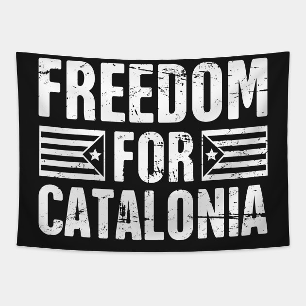 Freedom For Catalonia Tapestry by MeatMan