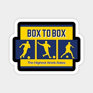 Sport Soccer Design | Box To Box Soccer Player Magnet