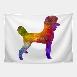 Poodle in watercolor Tapestry