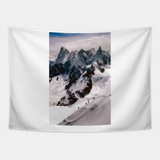 Chamonix Aiguille du Midi Mont Blanc Massif French Alps France Tapestry