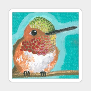 Rufous Sided Hummingbird Magnet