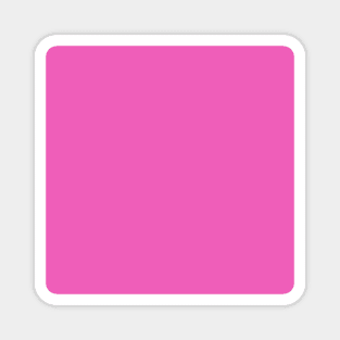 preppy modern girly cute solid color pastel pink Magnet