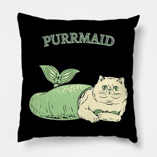 mermaid cat Pillow