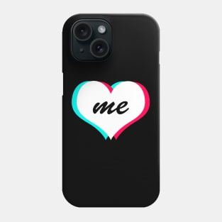 TikTok Heart Me White Phone Case