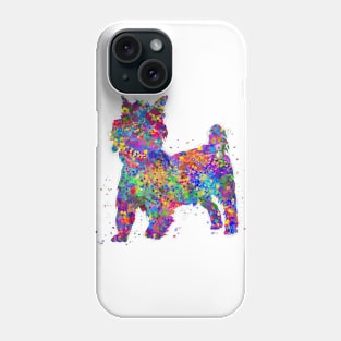 Yorkshire Terrier dog watercolor Phone Case