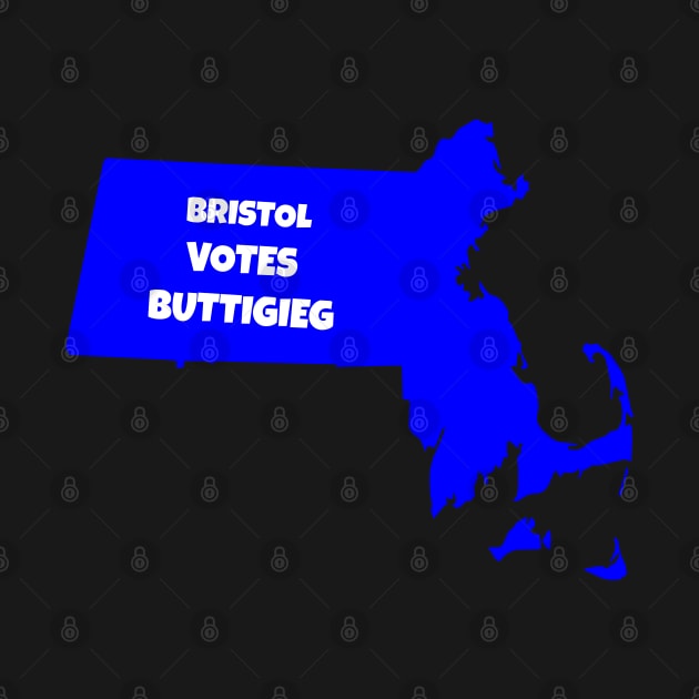 Massachusetts Bristol votes Buttigieg by Vine Time T shirts