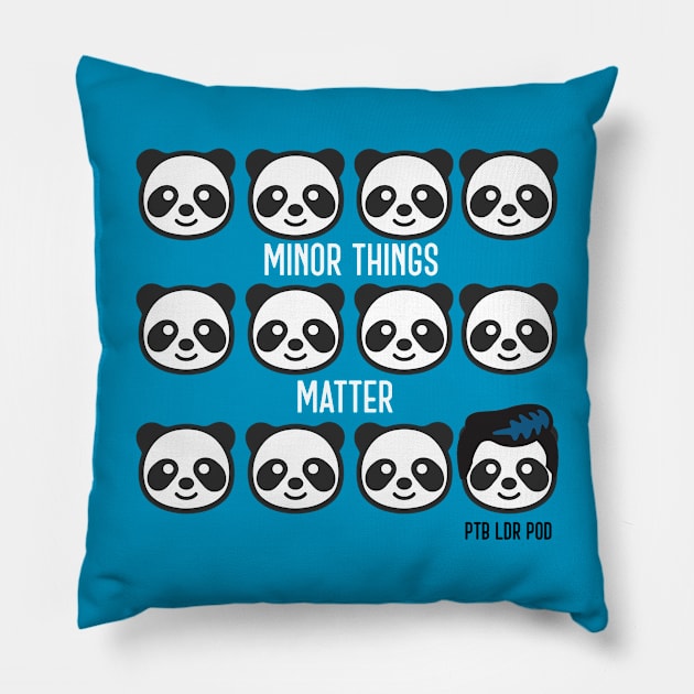 Minor Things Matter - Kids Panda Pillow by PassingTheBaton