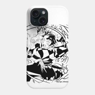 Tanjiro Kamado the demon slayer Phone Case