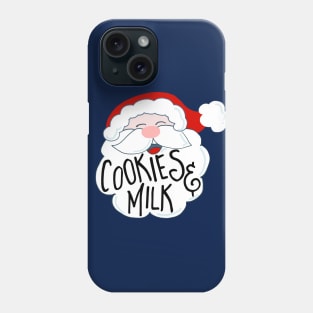 Santa, Cookies and Milk Phone Case