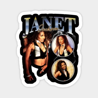 Janet Jackson Vintage Tour Concert Magnet