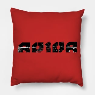 R010R corrosive logo [light] Pillow