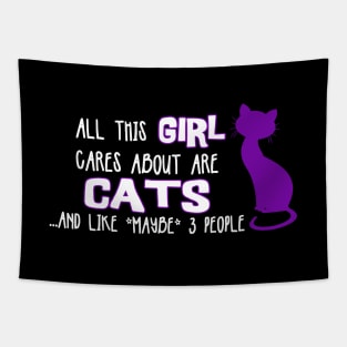 All this GIRL cares about are CATS ...and like *maybe* 3 people Tapestry