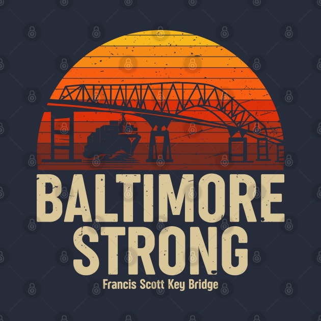 Baltimore Strong - Francis Scott Key Bridge by devilcat.art