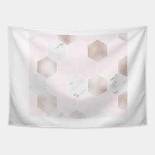 French Polynesia - pastel marble Tapestry