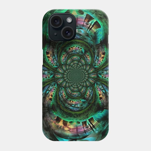 Fractal with keyhole Phone Case by rolffimages