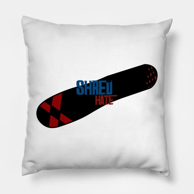 Snowboard winter x game Pillow by Mahbur99